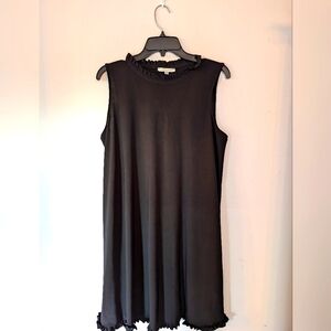 Pretty sleeveless dress with ruffle detail size L